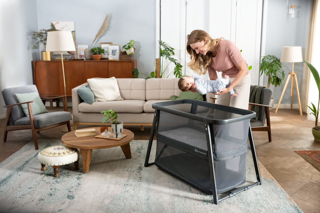 Pătuț de Calatorie Kinderkraft Sofi Plus, 4 in 1, Grey