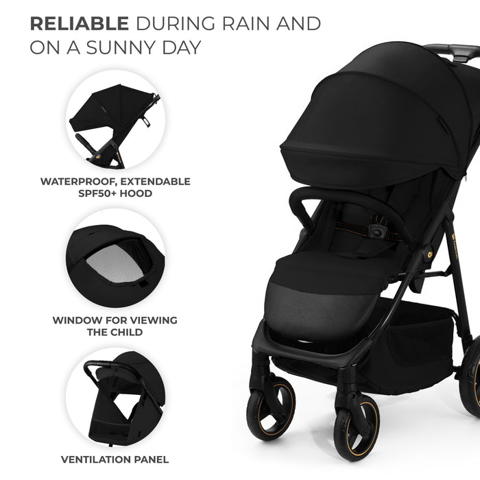Cărucior Sport Kinderkraft Trig3 Onyx Black