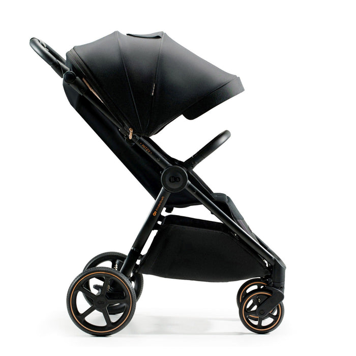 Cărucior Sport, Ultra Compact, Kinderkraft Mitzy, 0-22 kg, Black Ink