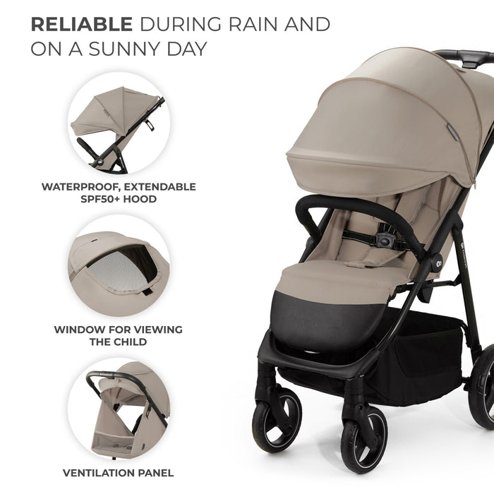 Cărucior Sport Kinderkraft Trig3 Stone Beige