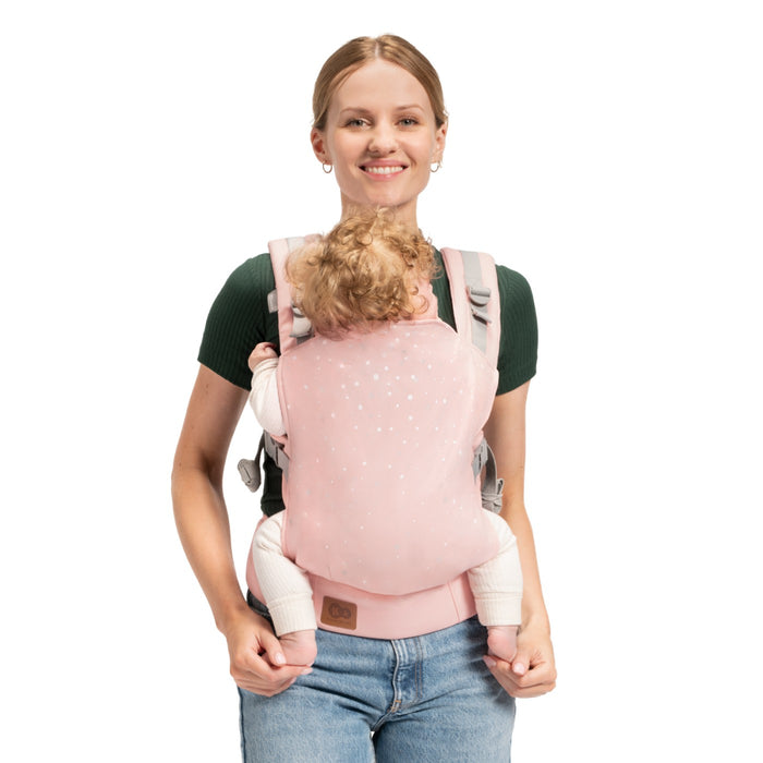Marsupiu Ergonomic Kinderkraft Nino, până La 20 kg, Confetti Pink