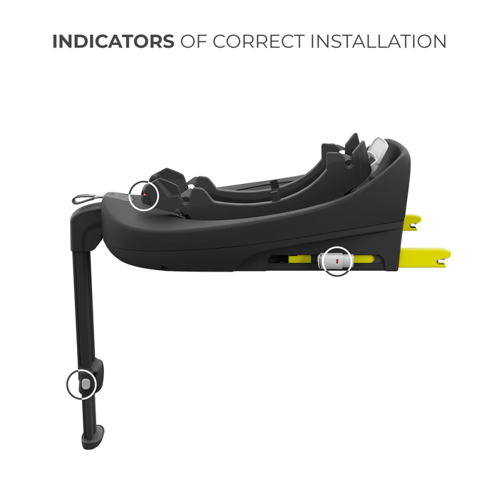 Bază Isofix 360 Kinderkraft Endura Safe FX, Black