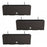 Set 3 jardiniere cu suport metalic, imitatie ratan, maro, 58x18x19.5 cm, Rato Case W