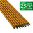 Set 25 araci/suport pentru rosii, castraveti, fasole, metal + PVC, maro, 210x1.6 cm, Artool