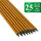Set 25 araci/suport pentru rosii, castraveti, fasole, metal + PVC, maro, 180x2 cm, Artool