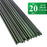 Set 20 araci de gradina pentru rosii, castraveti, fasole, metal + PVC, verde, 180x1.6 cm, Artool