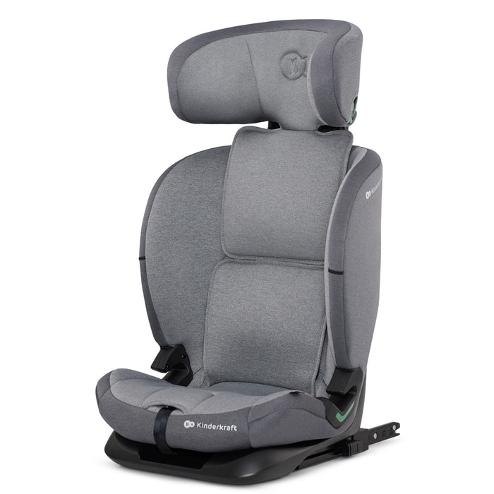 Scaun Auto I-Size, 76-150 cm, Kinderkraft Oneto 3, Isofix, Cool Grey