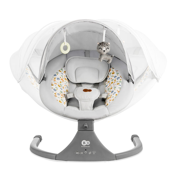 Leagăn Electric Kinderkraft Lumi 2, Light Grey