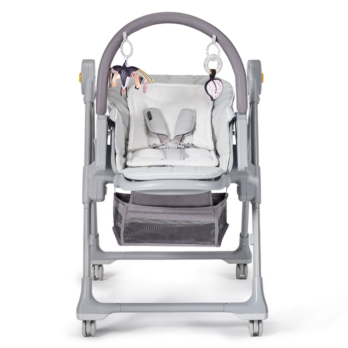 Scaun de Masă Kinderkraft Lastree,  2 in 1, Transformabil, Grey