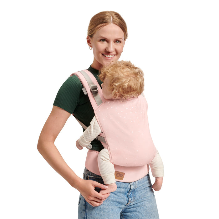 Marsupiu Ergonomic Kinderkraft Nino, până La 20 kg, Confetti Pink