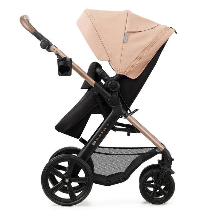 Cărucior 3 in 1 Kinderkraft Moov 2, Sand Beige