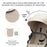 Cărucior Kinderkraft Newly, 4 in 1, Sand Beige
