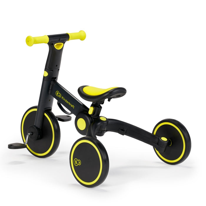 Bicicletă de Echilibru / Tricicletă Kinderkraft 4Trike, Black Volt