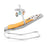 Sezlong 3 in 1, Kinderkraft Felio 2, Forest Yellow