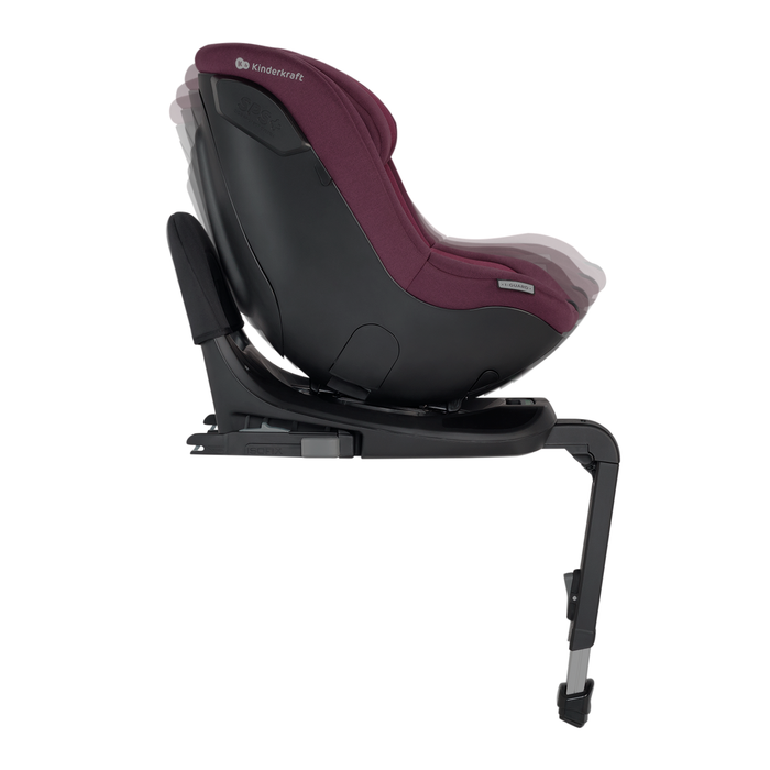 Scaun Auto Kinderkraft I-Guard I-Size 40-105 cm, Cherry Pearl