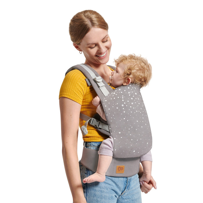 Marsupiu Ergonomic Kinderkraft Nino, până La 20 kg, Confetti Grey