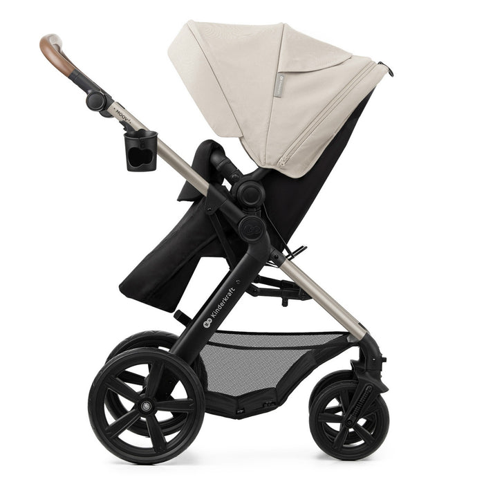 Cărucior Multifunctional Kinderkraft Moov 2 Eva 4In1 Moon Grey