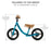 Bicicletă fără Pedale Kinderkraft Space Dark Blue