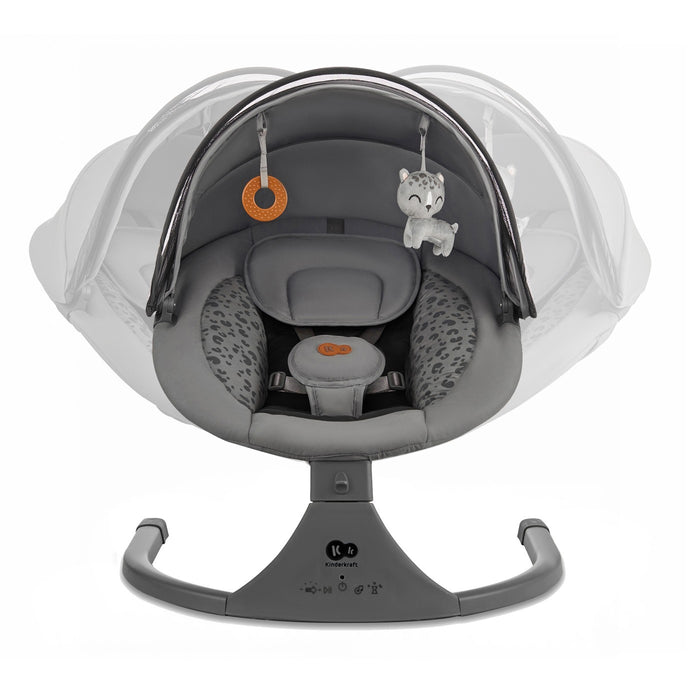 Leagăn Electric Kinderkraft Lumi 2, Dark Grey