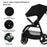 Cărucior Sport Kinderkraft Trig3 Onyx Black