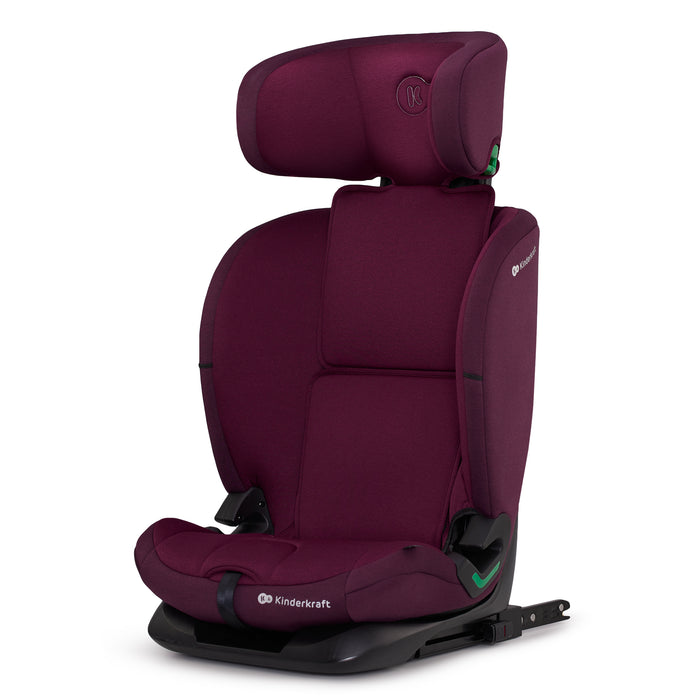 Scaun Auto I-Size, 76-150 cm, Kinderkraft Oneto 3, Isofix, Cherry Pearl