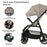 Cărucior Sport Kinderkraft Trig3 Stone Beige