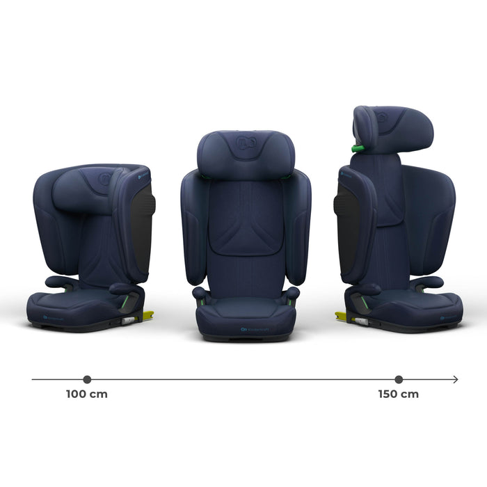Scaun Auto Kinderkraft Unity2 100-150 cm, Navy