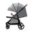Cărucior Sport Kinderkraft Grande Plus, Grey
