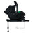 Scoică Auto Kinderkraft Mink Pro 2 I-Size 40-75 cm + Bază Zestaw Black