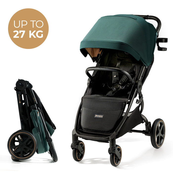Cărucior Sport, Ultra Compact, Kinderkraft Mitzy, 0-22 kg, Jade Green
