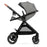 Cărucior Kinderkraft Esme, 3 in 1, Moonlight Grey