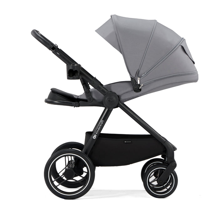 Cărucior Kinderkraft Nea, 2 in 1, Platinum Grey