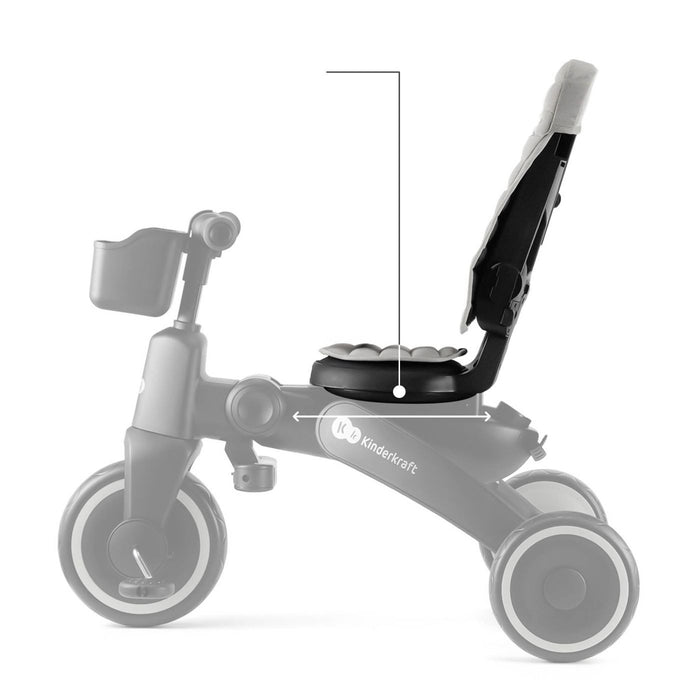Tricicletă Kinderkraft Jazz 2, Grey