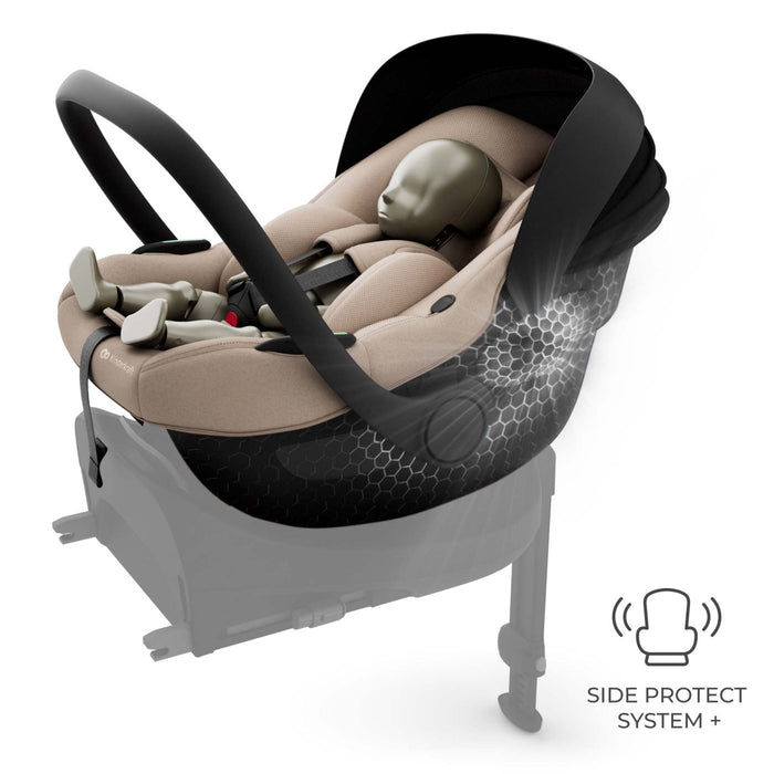 Scoică Auto Kinderkraft I-Lite cu Bază Endura Safe FX Beige