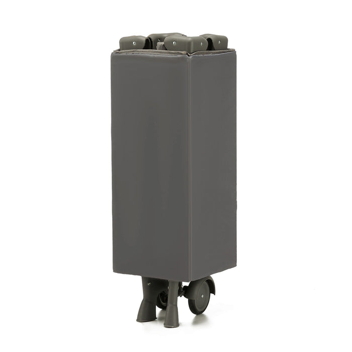 Pătuț Travel Kinderkraft Joy2, cu Accesorii, Dark Grey
