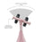 Bicicletă Echilibru Cutie Flash, Pink