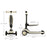 Trotinetă Kinderkraft Halley, Stone White