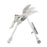 Scaun de Masă Kinderkraft Yummy Pliabil, Grey