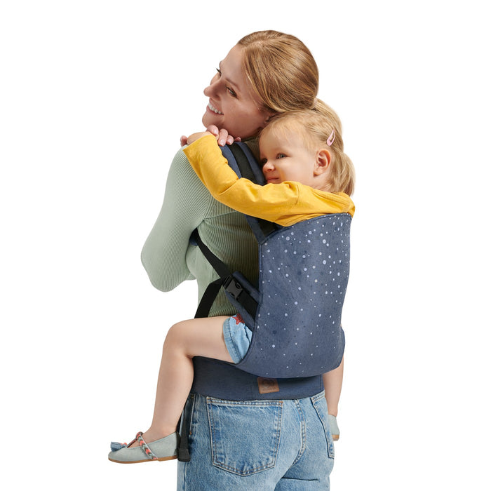Marsupiu Ergonomic Kinderkraft Nino, până La 20 kg, Confetti Denim