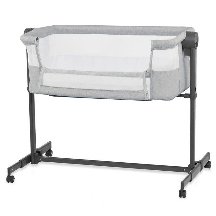 Pătuț Co-Sleeper Kinderkraft Nestee Up 2, Gri Deschis