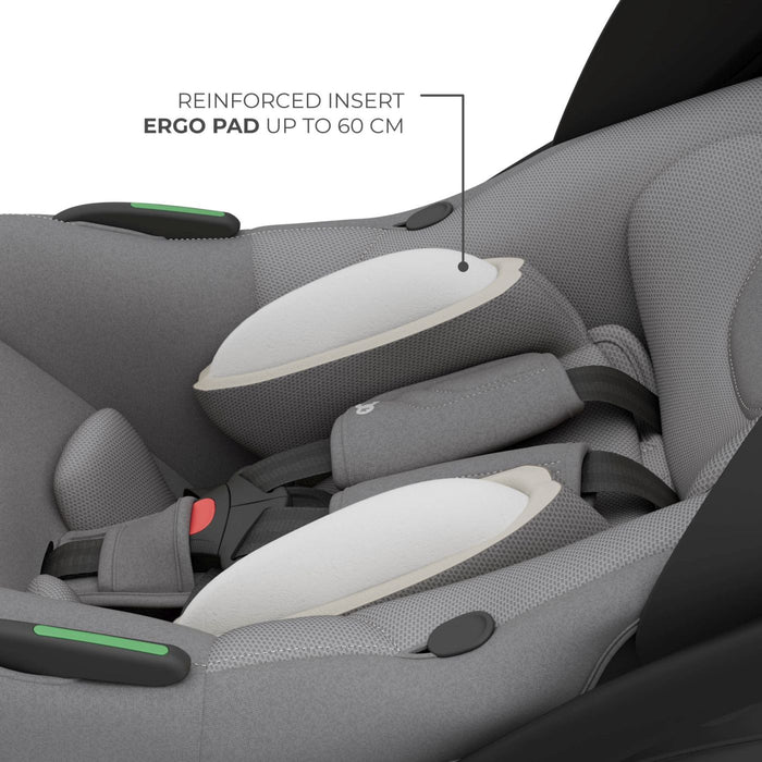 Scoică Auto Kinderkraft I-Lite cu Bază Isofix Endura Safe FX, Gray