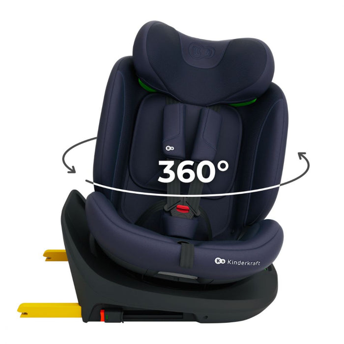 Scaun Auto Kinderkraft I-Grow 2 I-Size 40-150 cm, Black