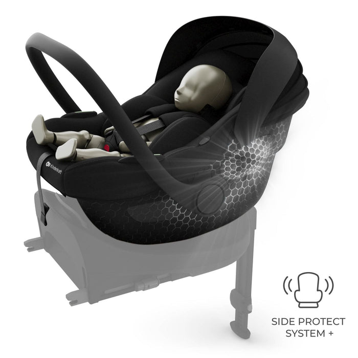 Scoică Auto Kinderkraft I-Lite 40-87 cm, Black