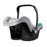 Scoică Auto Kinderkraft Mink Pro I-Size 40-75 cm + Bază Zestaw Grey