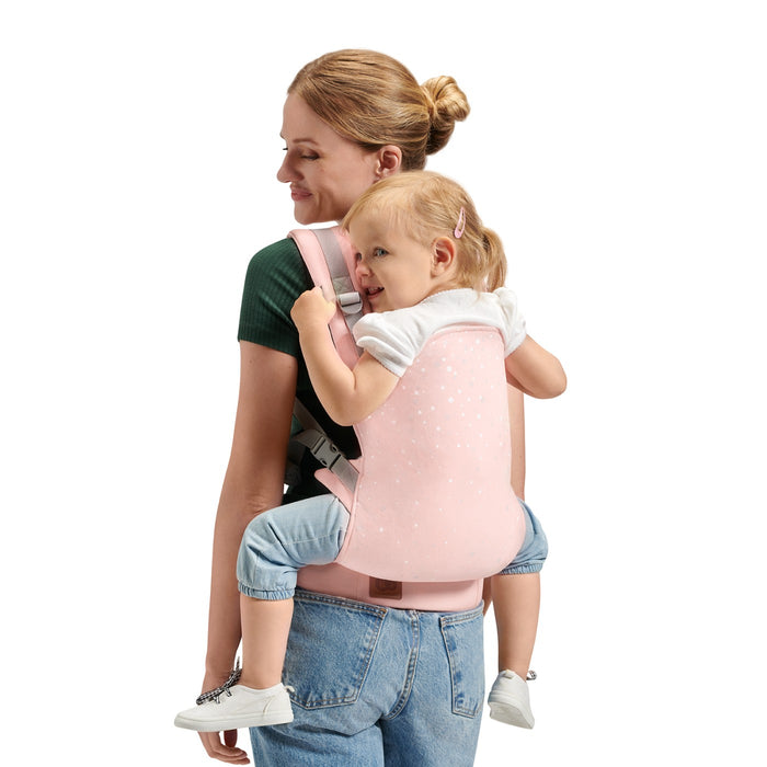 Marsupiu Ergonomic Kinderkraft Nino, până La 20 kg, Confetti Pink