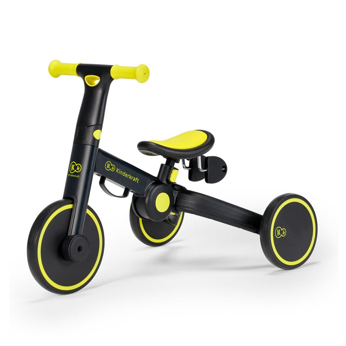 Bicicletă de Echilibru / Tricicletă Kinderkraft 4Trike, Black Volt