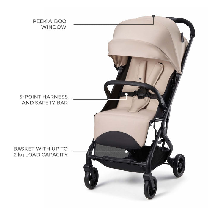 Cărucior Sport Kinderkraft Indy3, Misty Beige
