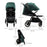Cărucior Sport, Ultra Compact, Kinderkraft Mitzy, 0-22 kg, Jade Green