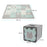 Covoraș de Joacă Kinderkraft Luno Shapes, Puzzle 3D, Spuma, Mint