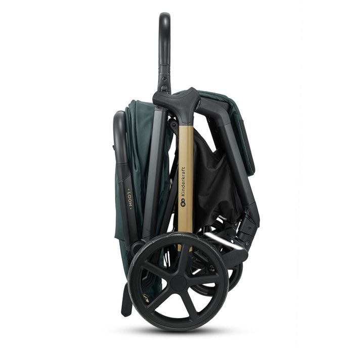 Cărucior Sport Kinderkraft Loom, 0-22 kg, Jade Green